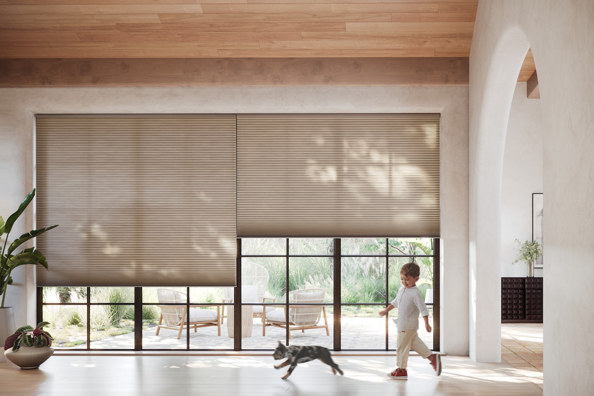 Applause Honoeycomb Shade In Hallway Window Treats Hunter Douglas
