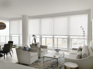 Custom Motorized Hunter Douglas Roller Shades Photo By Tara Harmon