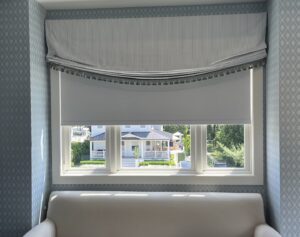 Hunter Douglas Roller Shade And Relaxed Roman Shade Window Treats Inc
