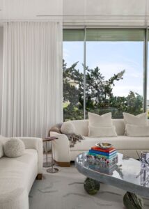 Recessed Ripple Fold Drapery Sitting Room By Tori Sikkema Photography