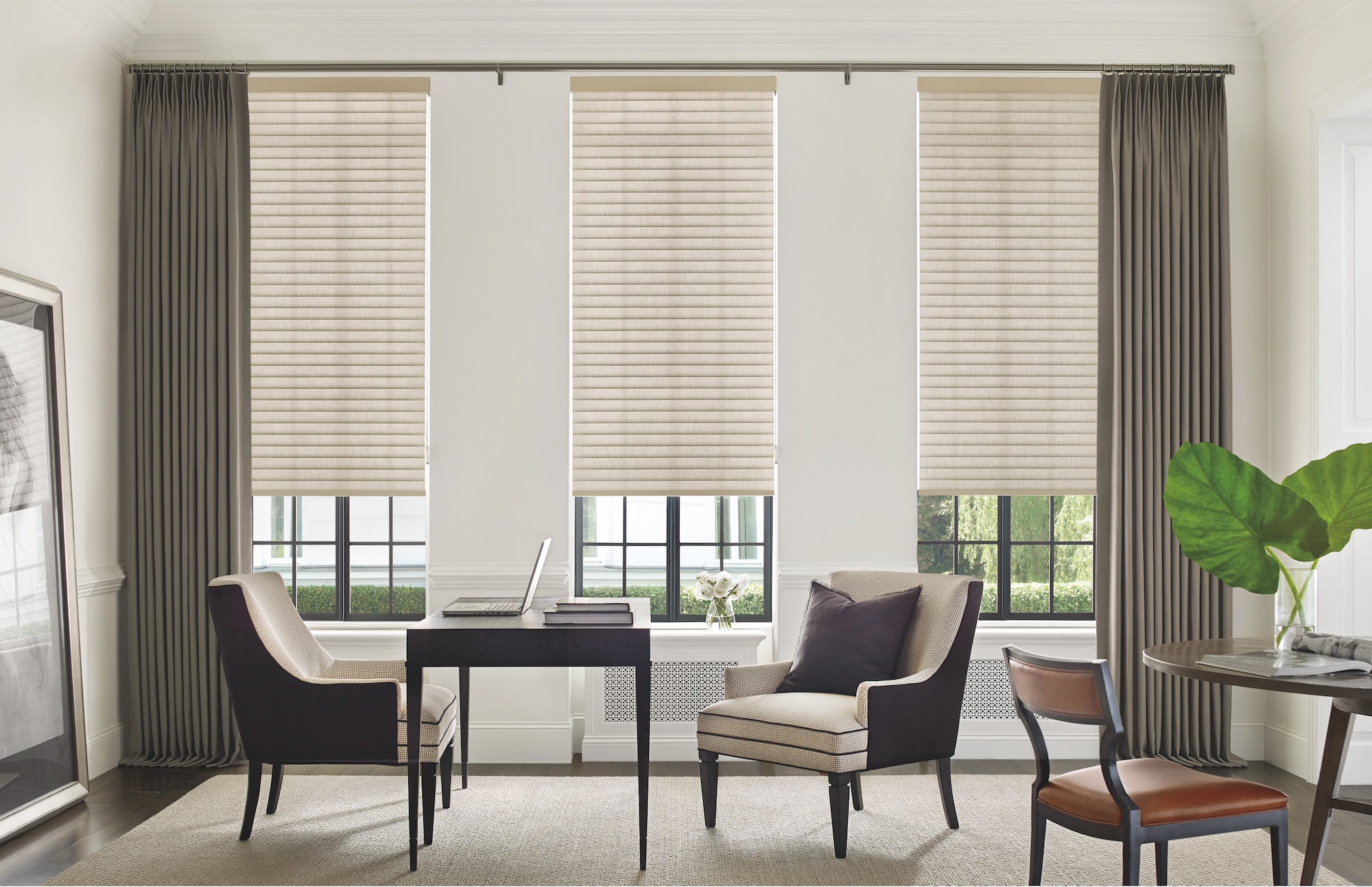 Sonnette Custom Cellural Shade With Cassette Hunter Douglas