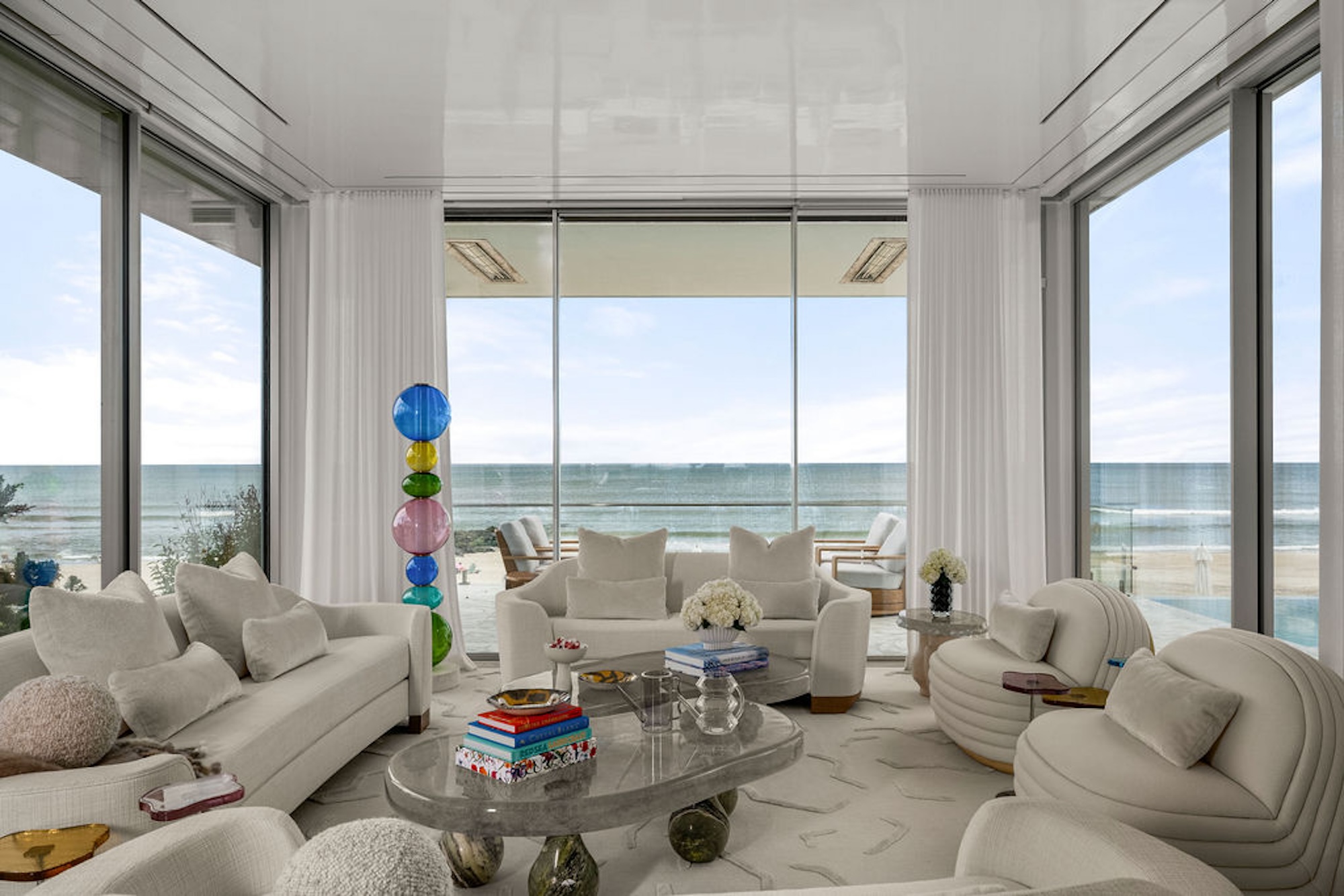 Window Treats Custom Drapery Recessed Ripple Fold Drapery Sitting Room By Tori Sikkema Photography
