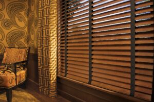 Window Treats Inc Parkland Standard Cordlock Wood Blind Living Room